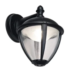 Lutec tradition unite vegglampe down matt sort