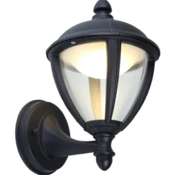 Lutec tradition unite vegglampe up matt sort