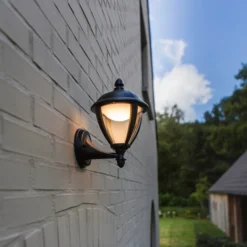 Lutec tradition unite vegglampe up matt sort