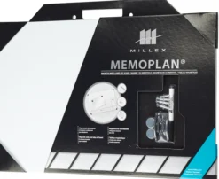 Memoplan tavle hvit 400x300mm