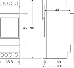 Micromatic astrour 2-kanaler 230v skinnemontering