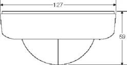 Micromatic bevegelsesmelder pir 360°