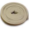 Millex tetningslist 6 mtr e-profil 9x4mm hvit