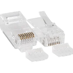 Modularplugg rj45 8p-8p kat6 2pk.