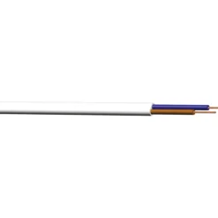 Nexans downlightkabel 50m hvit fkx 90 2x1,5