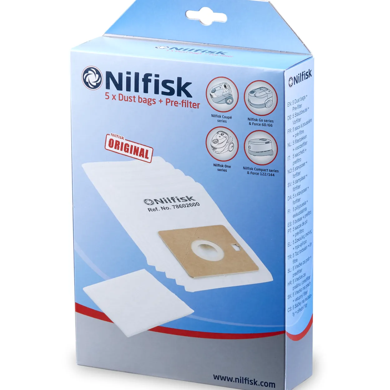 Nilfisk one støvsugerpose 5 stk.