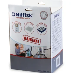 Nilfisk select starterkit 8 poser + hepa filter