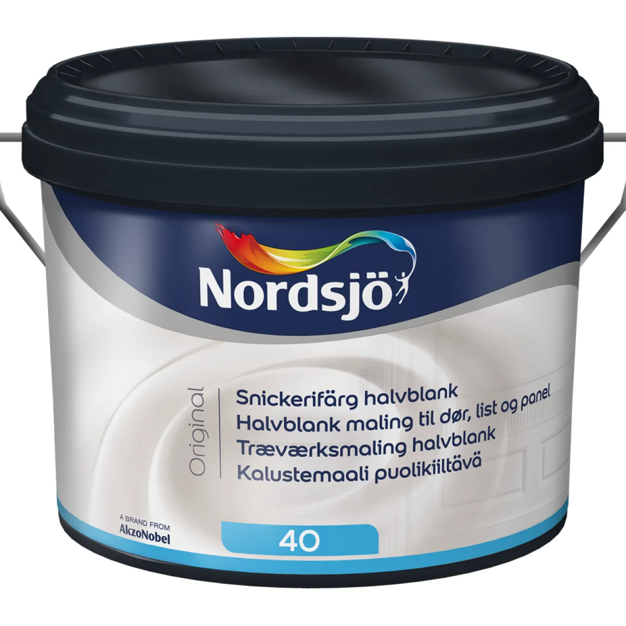 Nordsjø original dør/list halvblank bc 2.35l