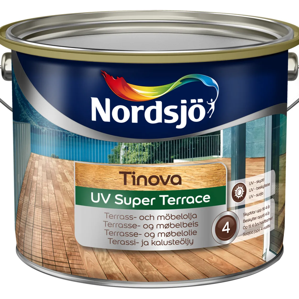 Nordsjø tinova uv super terrace bc 4.65l