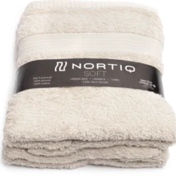 Nortiq håndklær soft 2 pk beige 50x100cm 450g