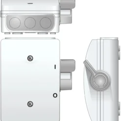 Norwesco sikkerhetsbryter sa216 dv hvit 2p. 16a 500v ip54