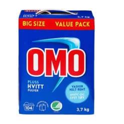 Omo pluss hvitt 3,7kg