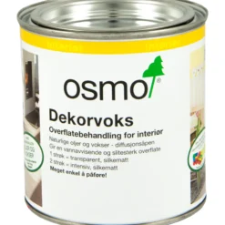 Osmo dekorvoks tr 3118 0,375l hellegrå