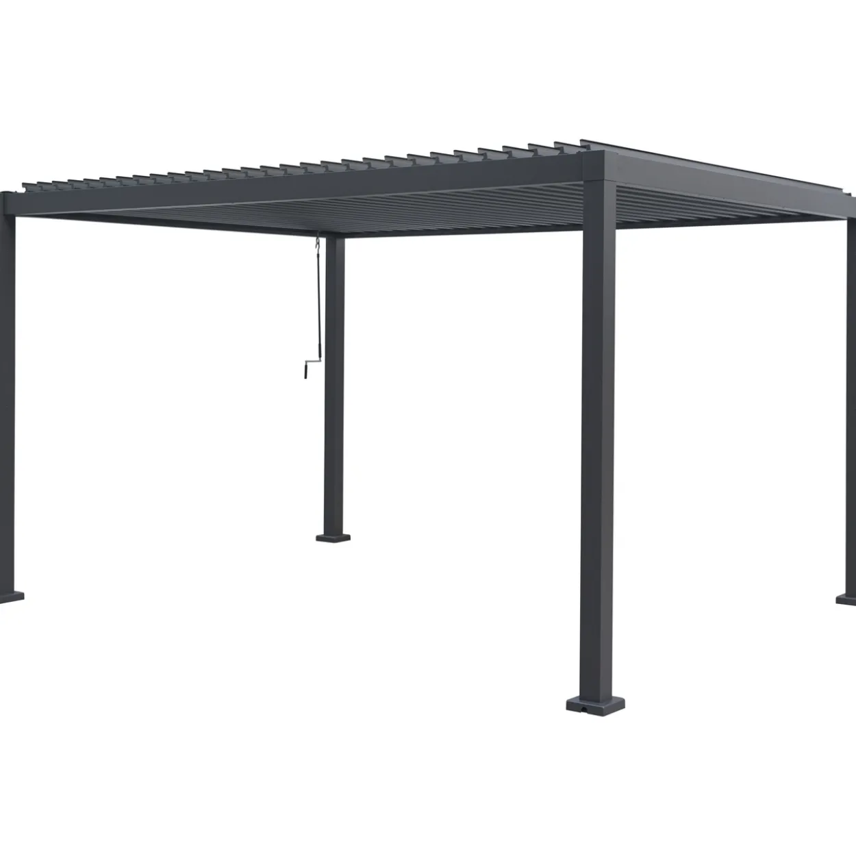 Outfit pergola 3x4m sort alu