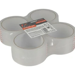 Pakketape transparent 4stk 50mx48mm