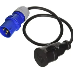 Pce overgangskabel 316-9 plug-til-schuko skjøt-ip44 0,8 m