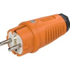 Pce støpsel m/jord ip54 orange