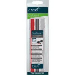 Pica big dry refill, 2 x graphite, 2 x hvit, 2 x rød