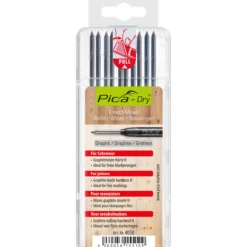 Pica dry refill 10 x graphite tømrer
