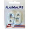 Plastkroker for flagg 2pk