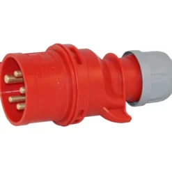 Plugg rundstift 16a 400v 416-6