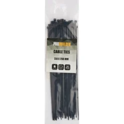 Probuilder kabelstrips 3,6x250mm 50stk sort