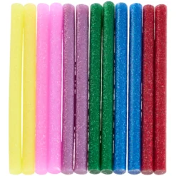 Probuilder limstaver flerfarget glitter 7x100mm 12stk