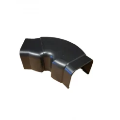 Regulerbart bend til kanal 80x60mm sort