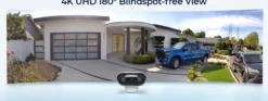 Reolink argus 4 pro batteridrevet wifi kamera m/ 4k og colorx nattsyn