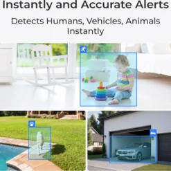 Reolink batteridrevet kamerakit home hub m/ 2x argus 3e