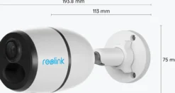 Reolink go plus utendørs batteridrevet overvåkningskamera 4g 4mp v3