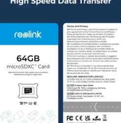 Reolink minnekort micro sd 64 gb