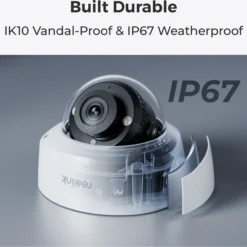 Reolink rlc-840a 4k poe overvåkningskamera m/ spotlys p337