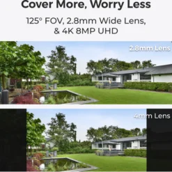 Reolink rlc-840a 4k poe overvåkningskamera m/ spotlys p337