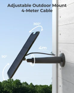 Reolink solcellepanel sort til overvåkningskamera v2