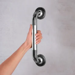 Ridder assistent badekarsgrep blank/børstet - 30 cm.