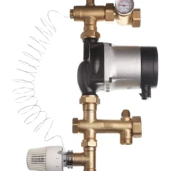 Roth gulvvarmeshunt med termostatventil, alpha2 l 15-60 pumpe