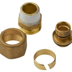 Roth overgangsnippel 16 mm rør x 1/2"