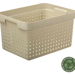 Seoul oppbevaringskurv large lys beige