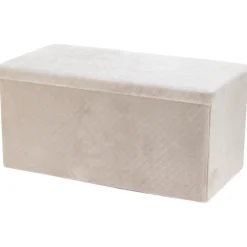 Sittebenk med oppbevaring grå 76x38x38cm