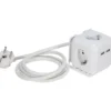 Skjøtekontakt magic cube m/4 uttak - 1.4m