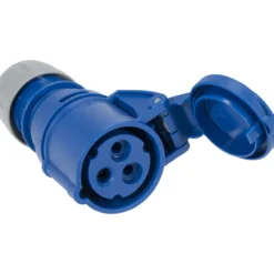Skjøtekontakt rundstift 16a 230v 216-6