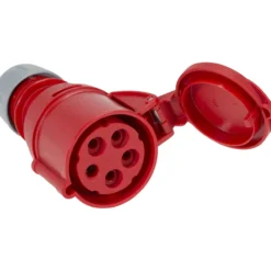 Skjøtekontakt rundstift 32a 400v 432-6