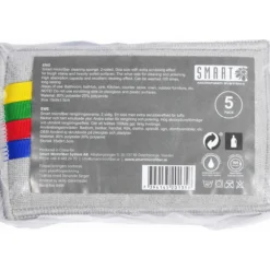 Smart microfiber oppvasksvamp 5-pk