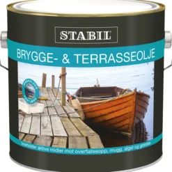 Stabil brygge- & terrasseolje 2,7 l