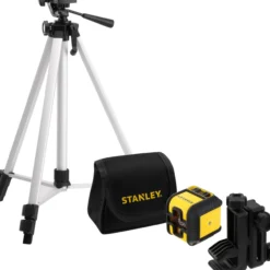 Stanley cubix krysslinjelaser rød med stativ og veske