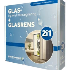 Stonetreatment glass impregnering/rens kit