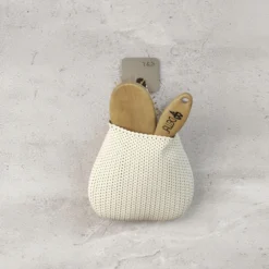 T&b enkel knagg beige