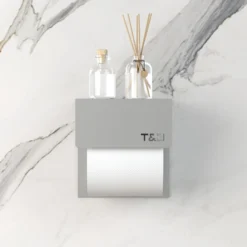 T&b toalettrullholder 1 børstet alu