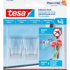 Tesa gjennomsiktig limkrok 2x1kg